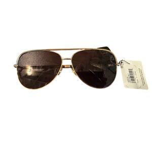 FRYE aviator sunglasses, Gold Frame an Tortoise, with bag, FRY-FA-017 NEW